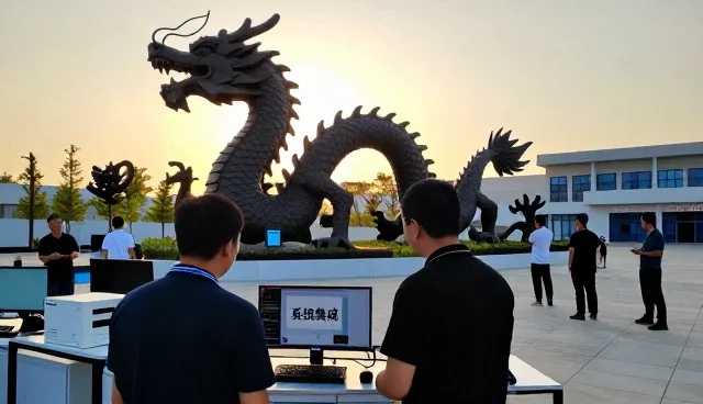 武汉龙建雕塑艺术有限公司技术研发应用于施工现场案例介绍